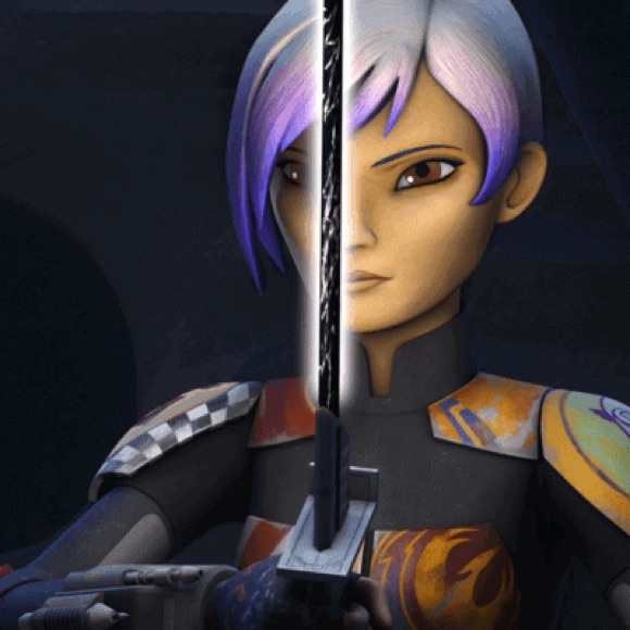 Elhoffer Design “galactic artist” Sabine from Rebels  & Ahsoka fitted cardigan - Picture 7 of 8